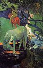 The White Horse by Paul Gauguin